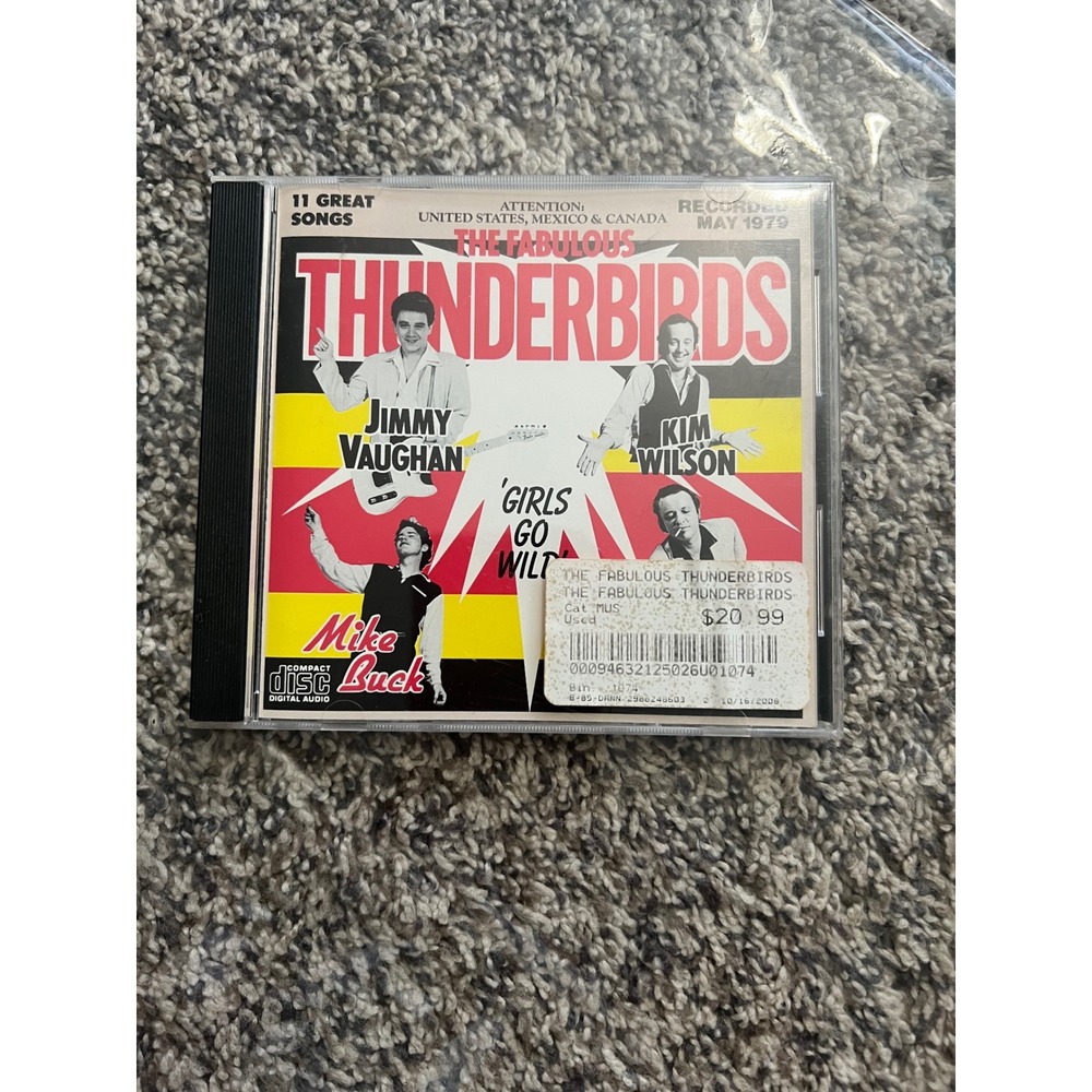 The Fabulous Thunderbirds Girls Go Wild CD 1979 Chrysalis F2 21250 Blues Rock